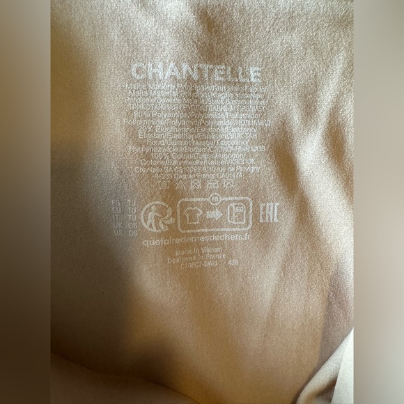 Chantelle Womens One Size Beige High Waisted Brief Panty NWT see pics - Picture 7 of 8